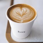 「ヒアキョウト」の「Caffe Latte」税込み801円