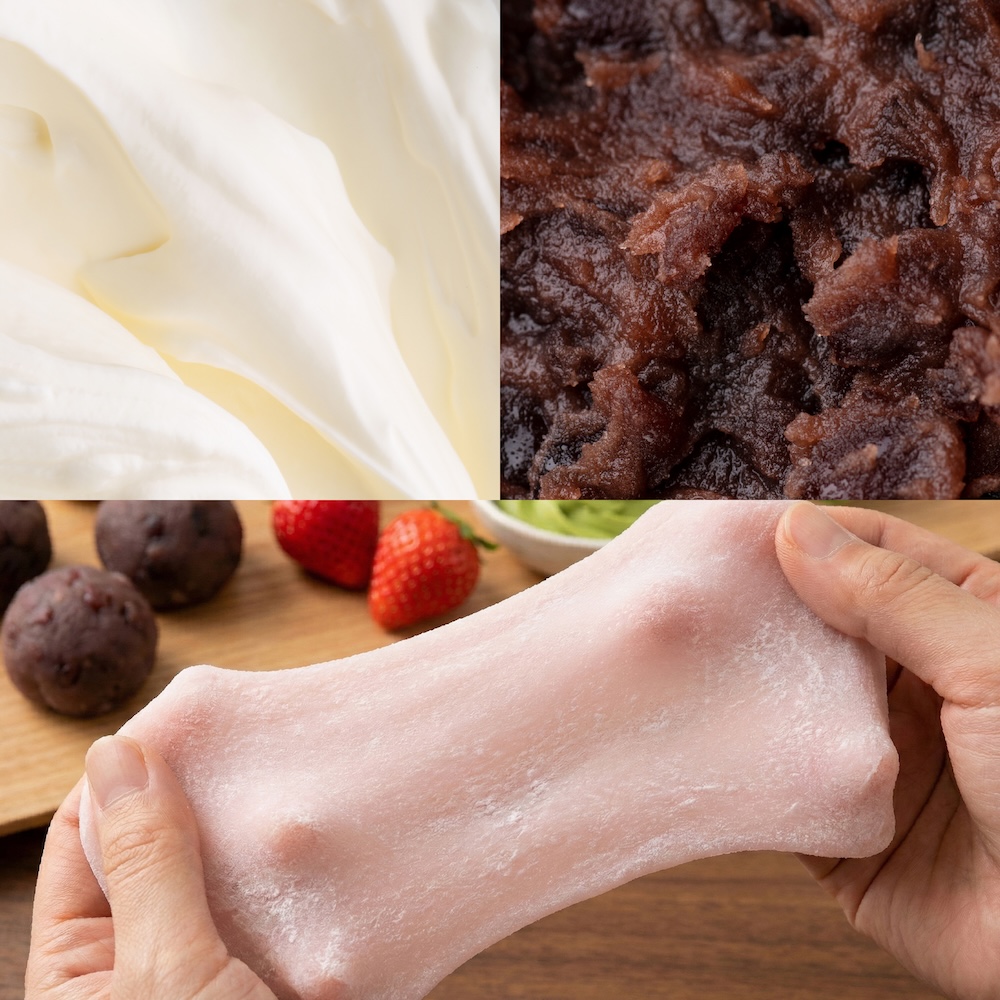 「いちご大福揚げサンド」イメージ