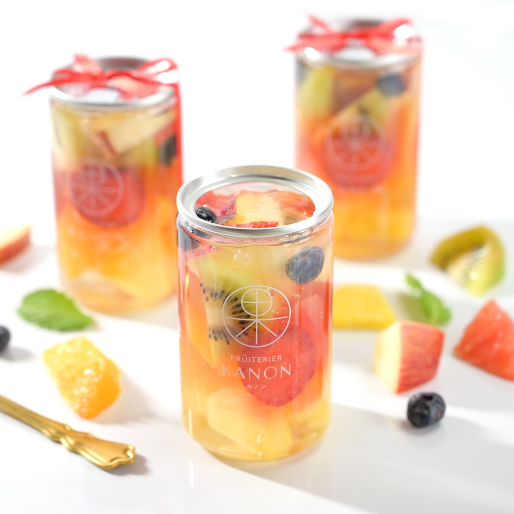 「フリュテリーカノン」の阪神梅田本店限定「フルーツCanポンチ（7種の果実）」918円