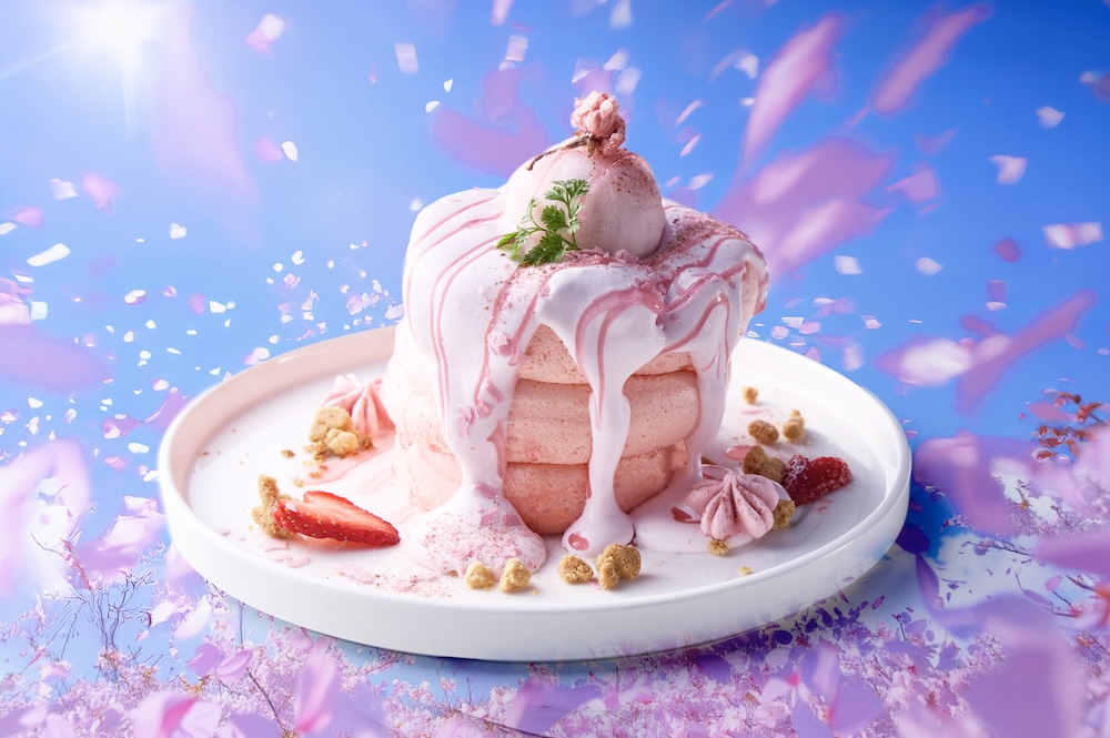 「ふわふわ桜のパンケーキ」税込み1,800円