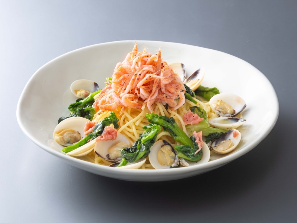 「桜香る桜エビと姫はまぐりのスパゲッティ」イメージ