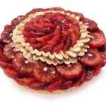 「愛媛県 宇和島市 YAMAUCHI FARM産『ブラッドオレンジ』とキャラメルチョコクリームのケーキ」1ピース・税込み1,200円