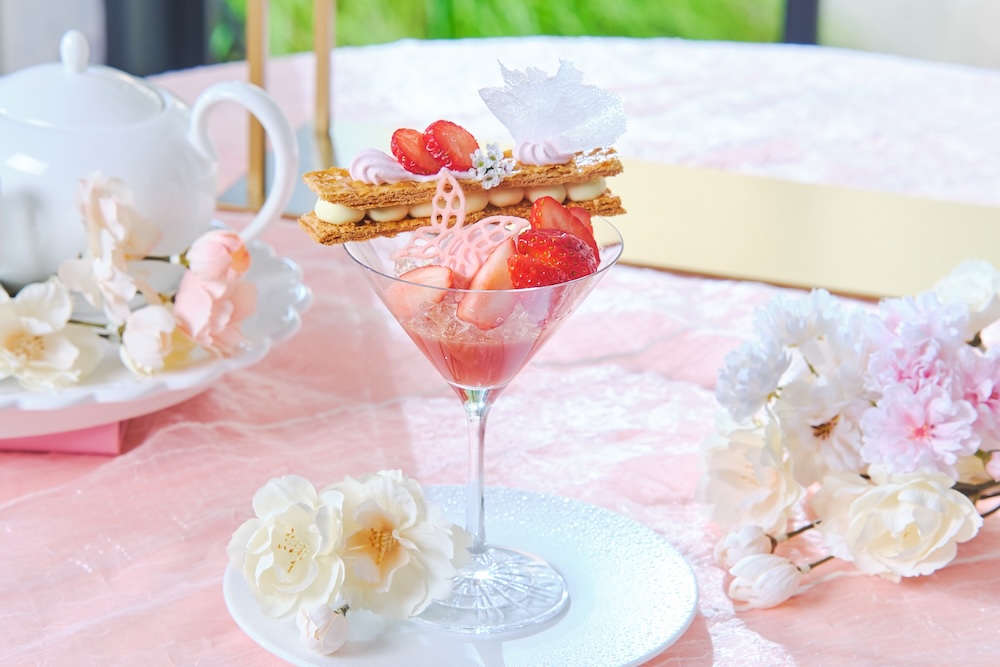 「桜色のストロベリーアフタヌーンティー」イメージ