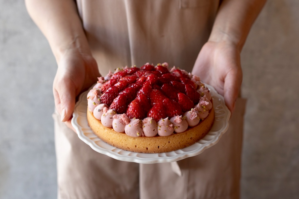 「桜といちごのタルト」イメージ