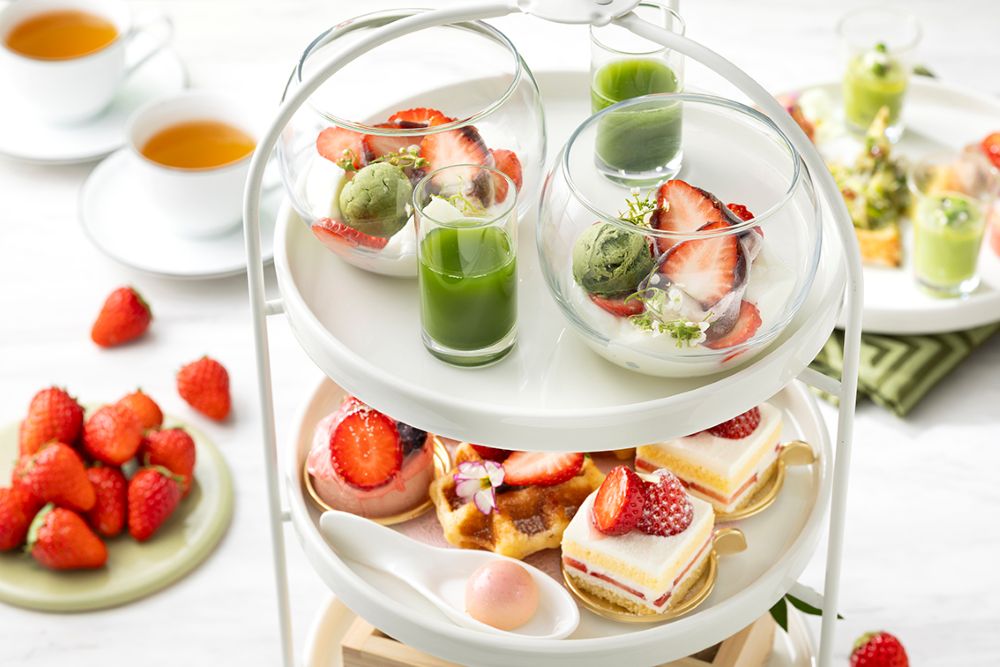 「ストロベリー＆抹茶アフタヌーンティー」イメージ