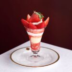 「兵庫県産“あまえくぼ”のプレミアムストロベリーパフェ」税込み3,900円