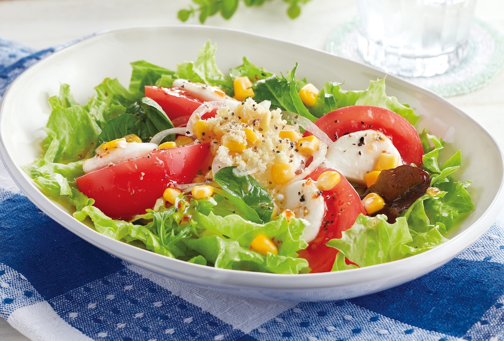 「イタリアンモッツァレラチーズのカプレーゼサラダ」税込み625円