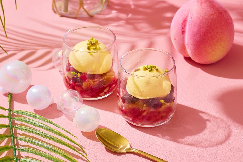 「ピーチ＆メロン Meets ハーゲンダッツ」イメージ