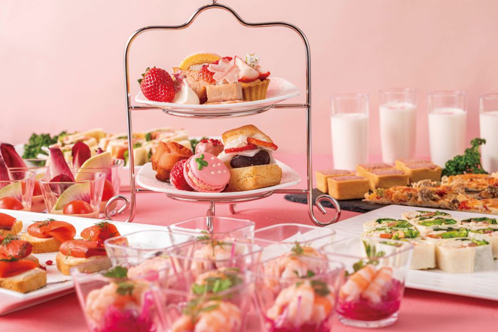 アフタヌーンティービュッフェ「ペタル・ドゥ・フレーズ（Pétale de Fraise）」イメージ