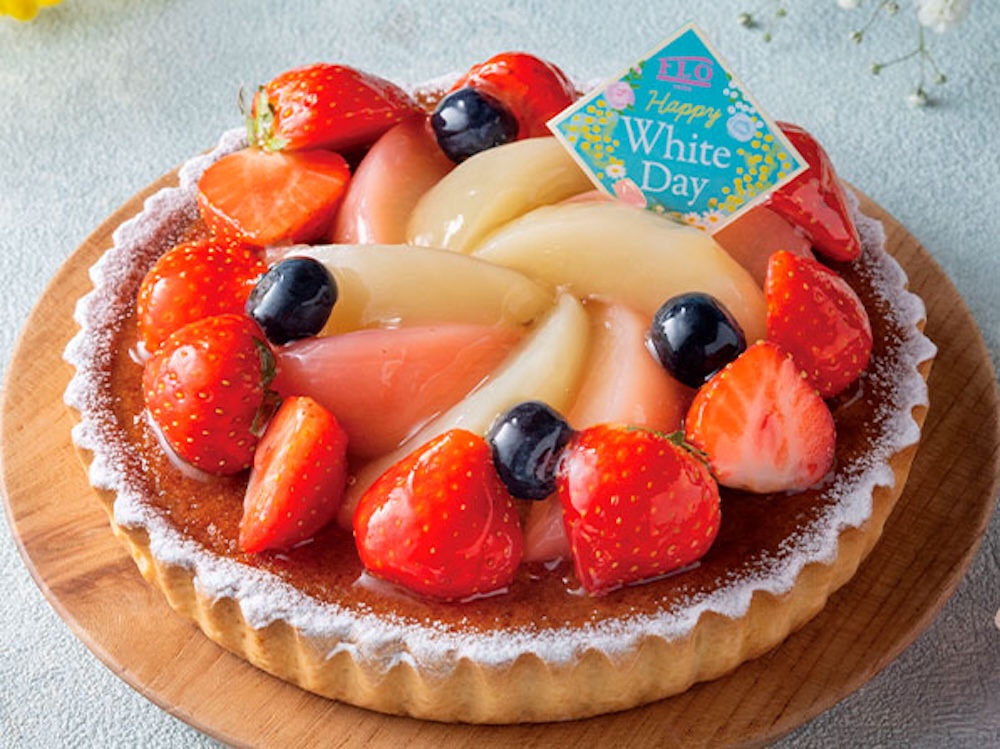 「苺と桃のタルト〜ダマンド〜」イメージ