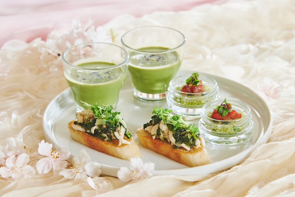 「抹茶と桜のアフタヌーンティー with 祇園辻利」イメージ