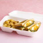 「カルアポークと菜の花のホットサンド」テイクアウト・税込み1,814円