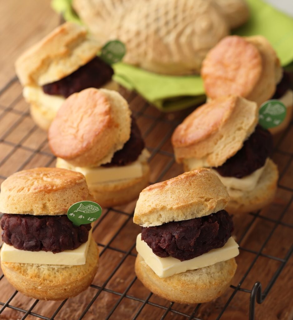 「あんバタースコーンサンド 『たいやき わかば』のあんこ＆フランス産発酵バター」税込み540円