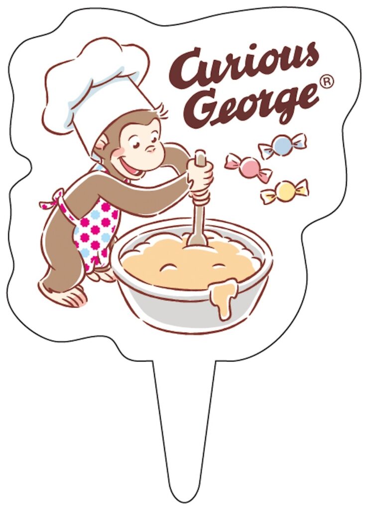 「おさるのジョージ／幸せ！バナナのミルキーチョコケーキ」イメージ