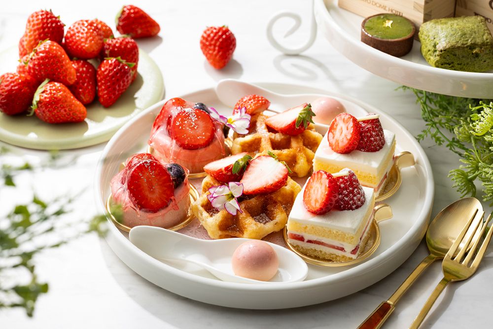 「ストロベリー＆抹茶アフタヌーンティー」イメージ