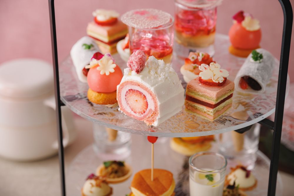 「桜いちごのアフタヌーンティー」イメージ