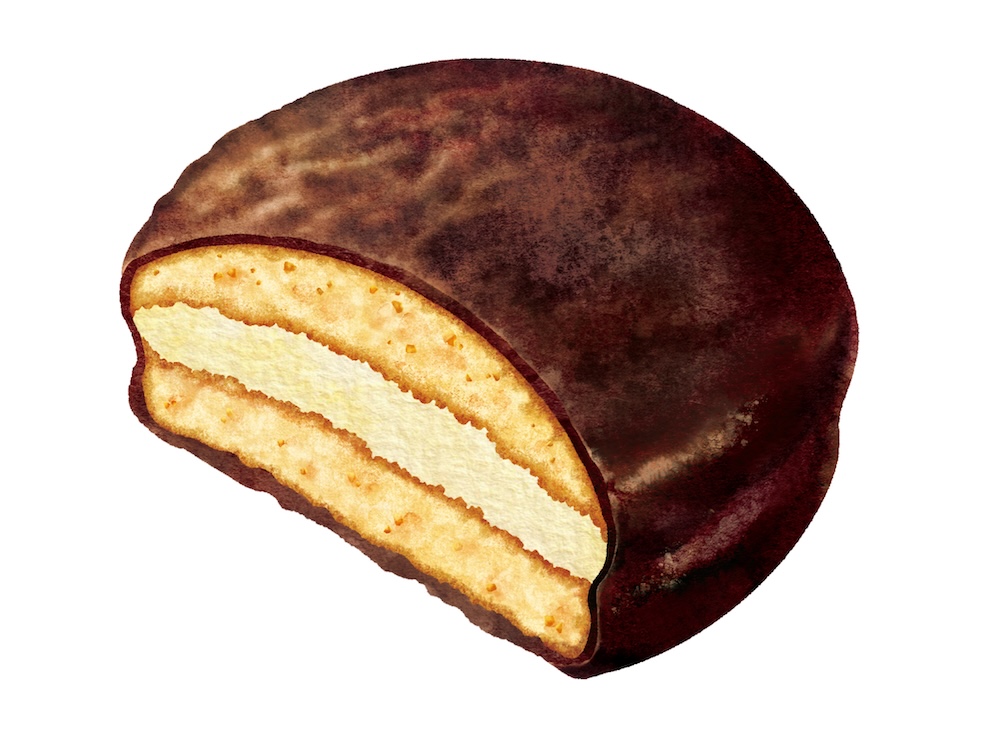 「チョコパイ＜北海道生キャラメルチーズケーキ＞」イメージ