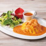 「オマール海老の濃厚トマトクリーム　オムライスプレート（スープ付）」税込み1,408円～ 1,700円