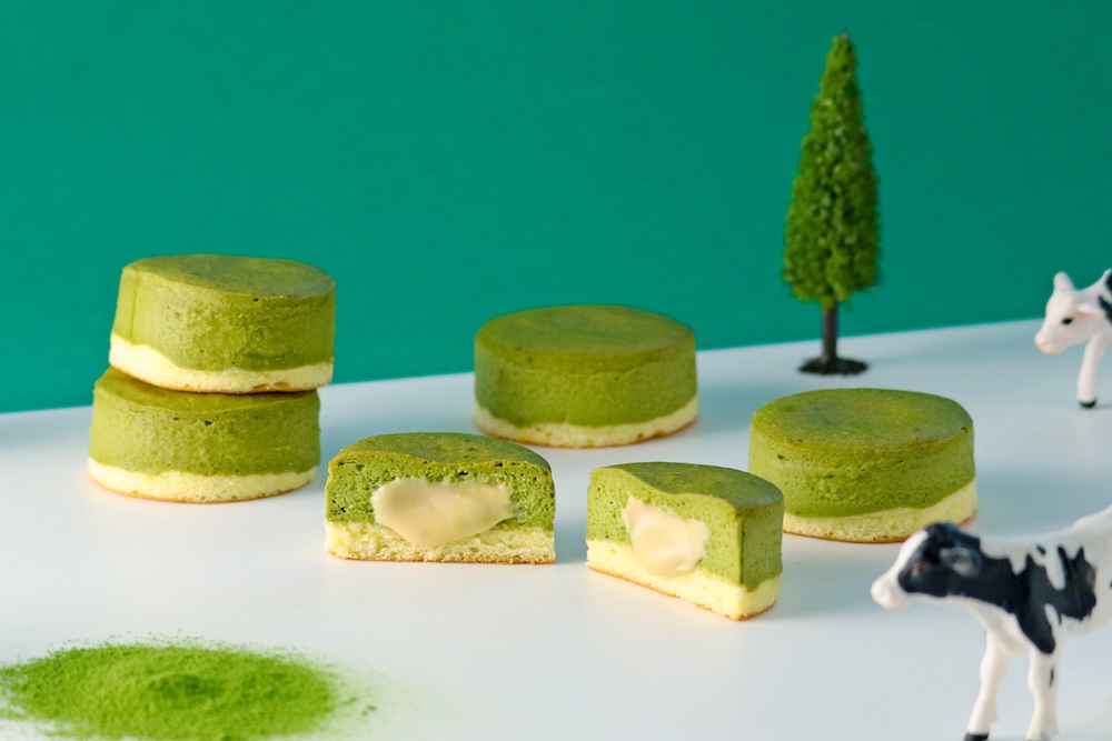 「あさぎりスフレチーズケーキ〈抹茶〉」イメージ