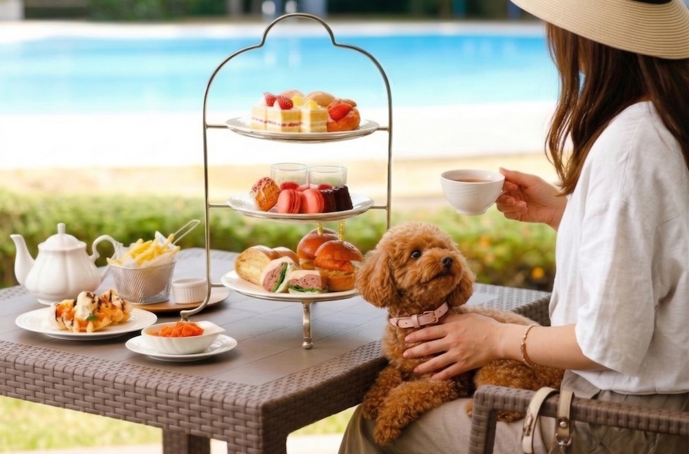 「プールサイドアフタヌーンティーセット」イメージ