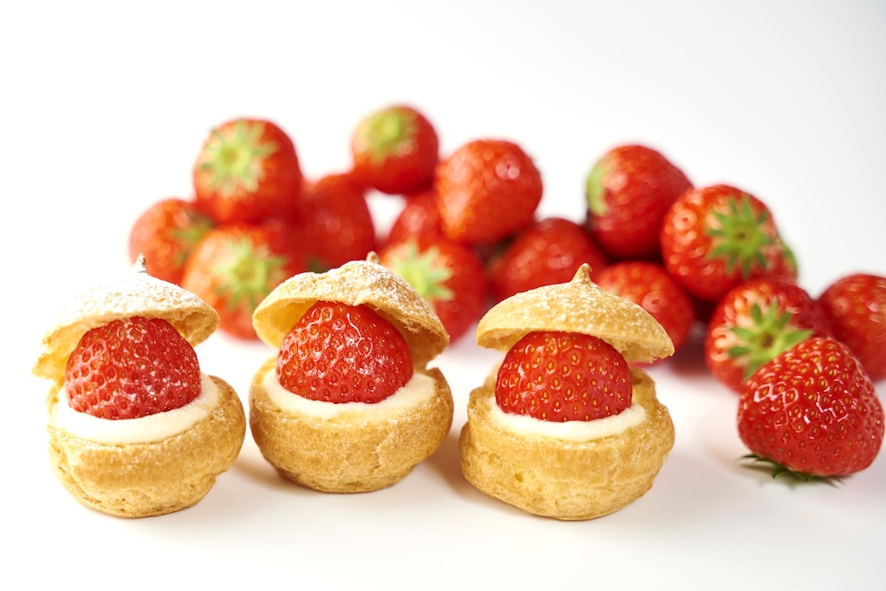 「アンファン」の「苺のプチシュー」216円