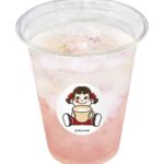 3月13日より発売される新作ドリンク 「ペコちゃんさくらソーダ」税込み500円