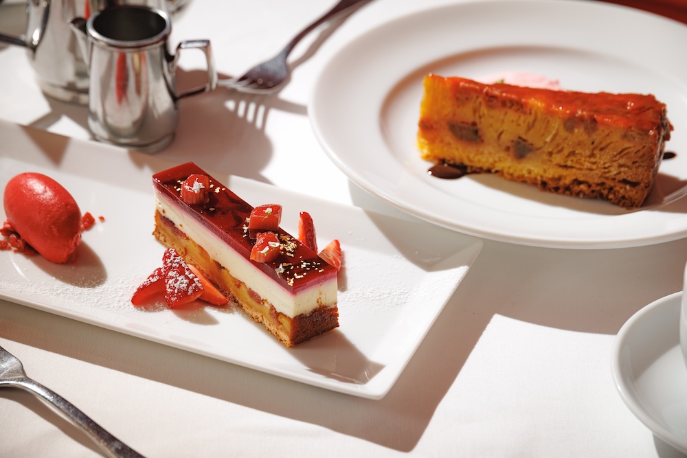 ルバーブを使った春季デザートのイメージ