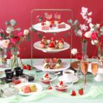 「ハドソンラウンジ」にて販売される「完熟いちごとピスタチオのアフタヌーンティー」イメージ