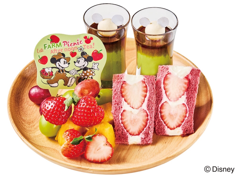 「いちごと恋するピクニック　春限定アフタヌーンティーセット <Mickey＆Minne>」イメージ