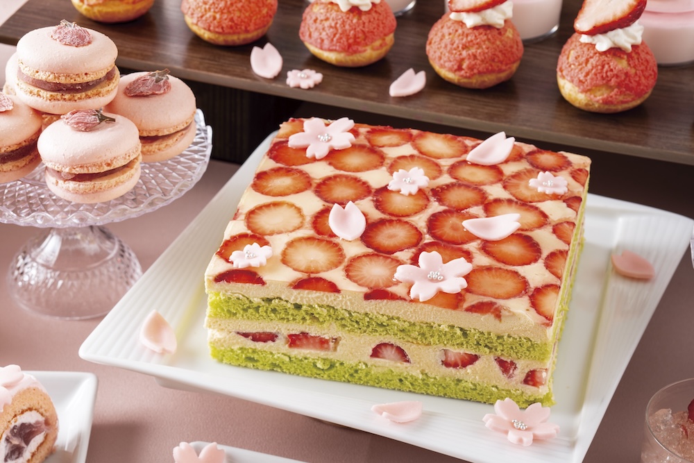 「苺と桜のスイーツブッフェ」イメージ