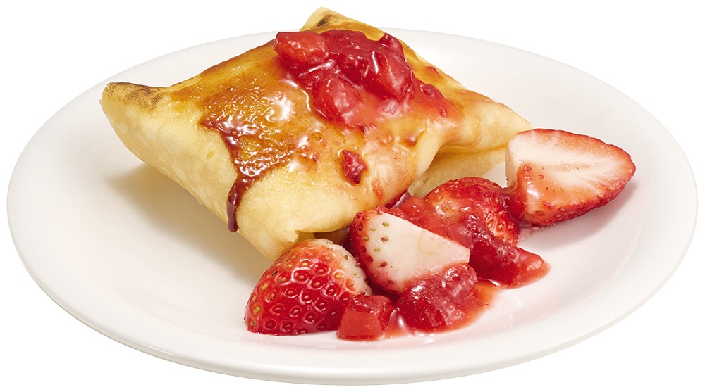 「フレッシュ苺のクレープブリュレ包み」イメージ