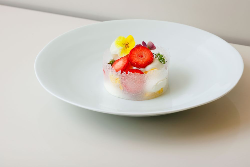 「いちごのショートケーキ」ドリンク付き・税込み3,190円（別途サービス料）