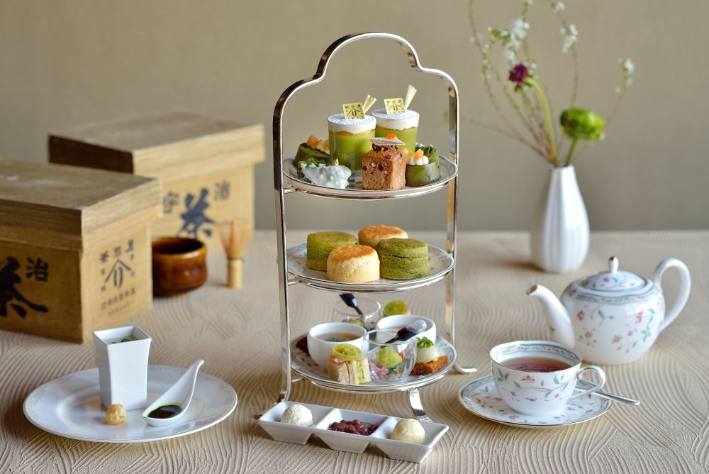 5月15日～6月30日に展開される「宇治茶アフタヌーンティー with 辻利兵衛本店」イメージ