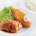 【土曜日】「てりやきペッパーチキンステーキ&白身魚フライ」税込み500円