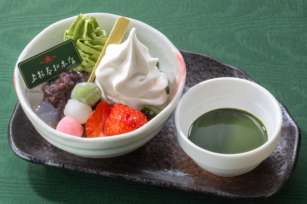 「宇治抹茶といちごのあんみつ」税込み659円