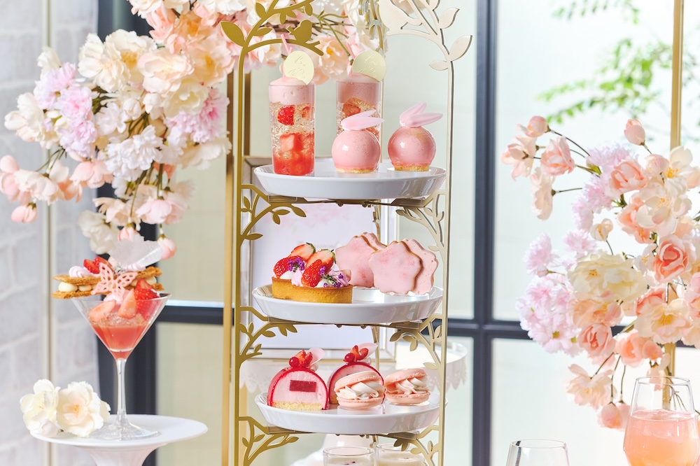 「桜色のストロベリーアフタヌーンティー」イメージ