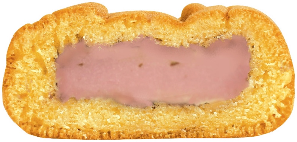 販売中の「ペコちゃん人形焼（桜あん）」税込み300円（丸井今井札幌本店では取り扱いなし）