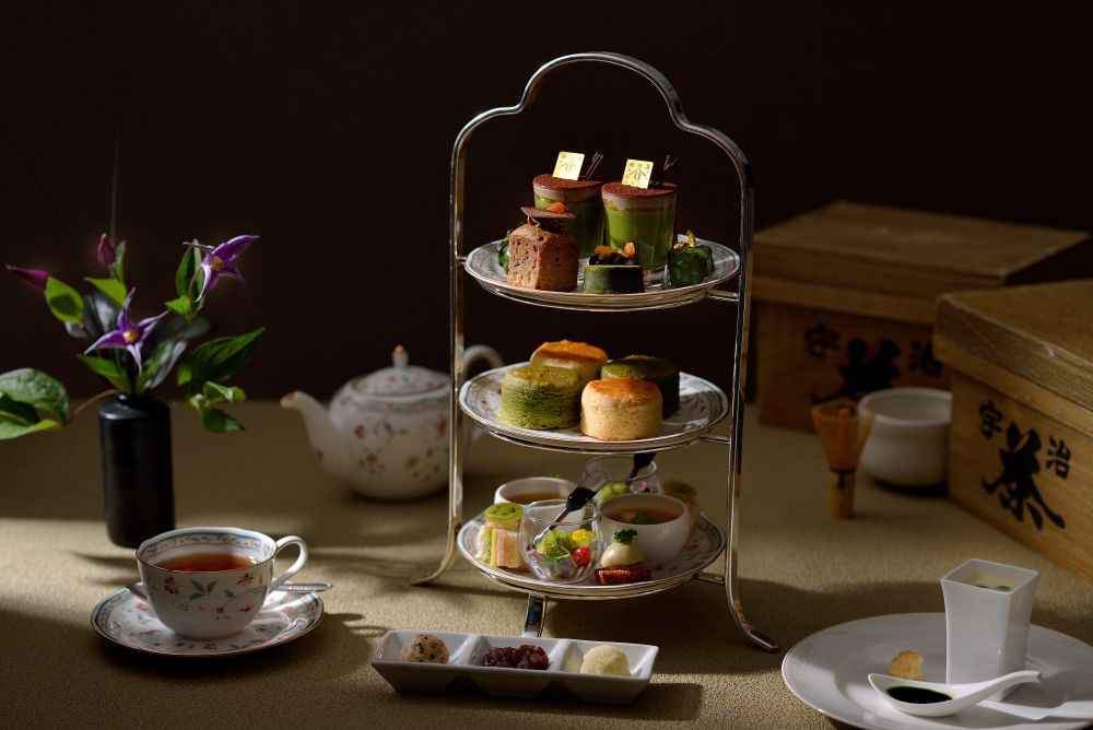 4月13日～5月14日に展開される「宇治茶アフタヌーンティー with 辻利兵衛本店」イメージ