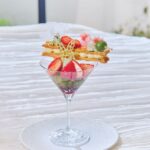 オプションメニューの「いちごと抹茶のミルフィーユパフェ」イメージ