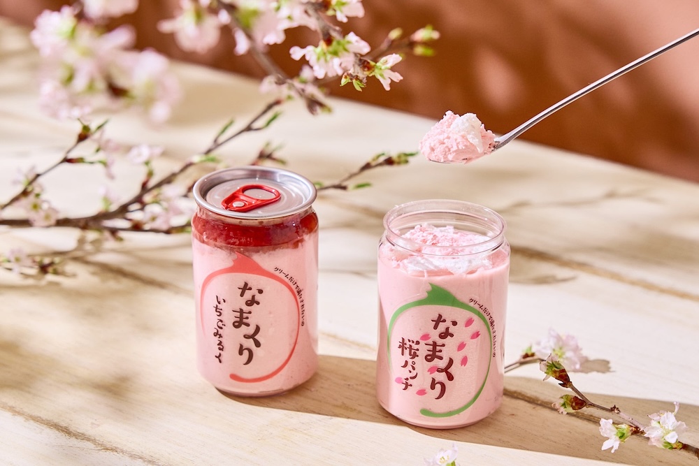 左から「いちごみるく」、「桜パンチ」