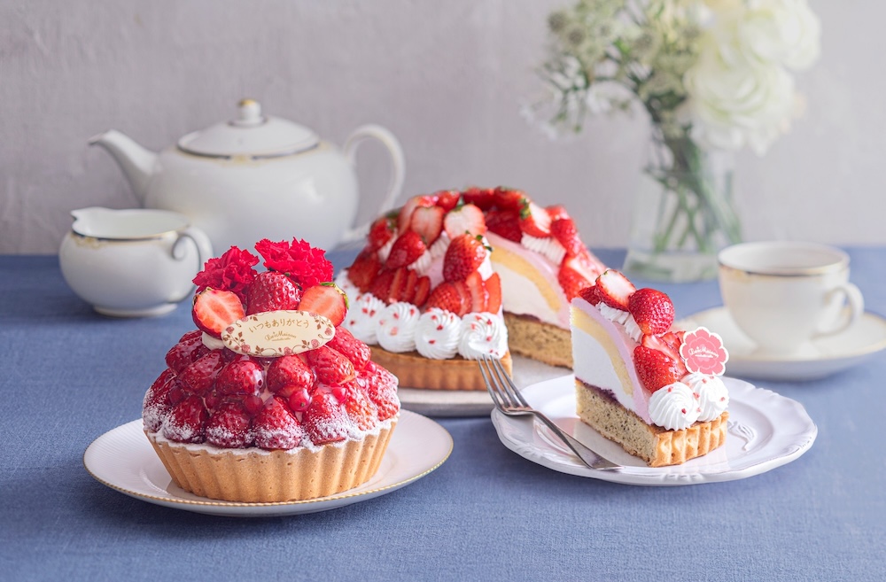 「ラ・メゾン アンソレイユターブル」母の日限定タルトのイメージ