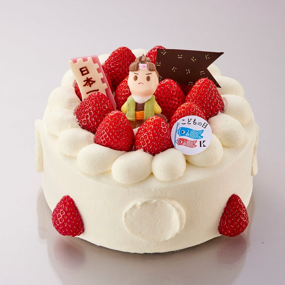3サイズ展開される「こどもの日 生クリームケーキ」税込み4,000円〜