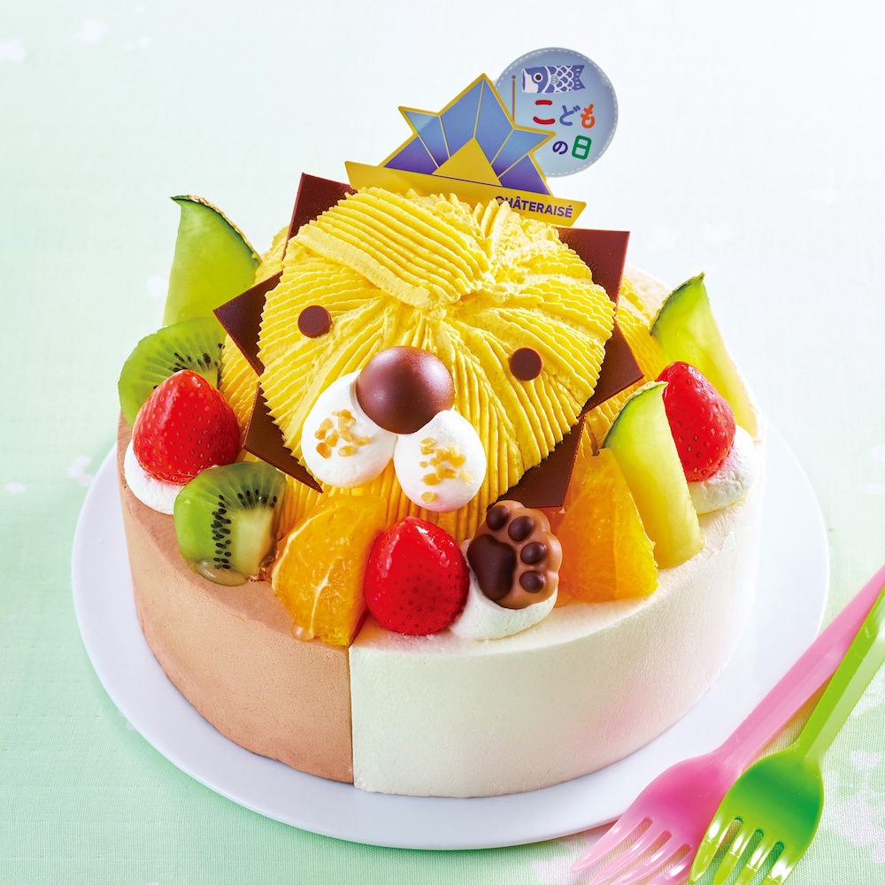 「こどもの日 2つの味が楽しめるハッピーどうぶつデコレーション」税込み3,890円