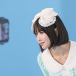 「マックに甘いの飲みにこないか キティとプリン」篇のメイキングビジュアル