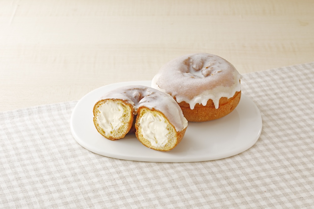 「生ドーナツ（カスタードホイップ） 淡路島産牛乳」税込み200円