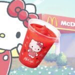 「マックに甘いの飲みにこないか キティとプリン」篇ビジュアル
