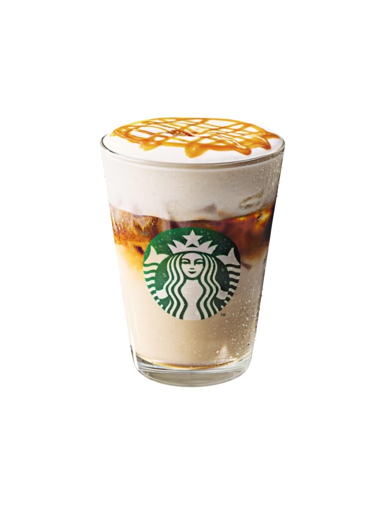 新しい「キャラメル マキアート」（アイス）のイメージ