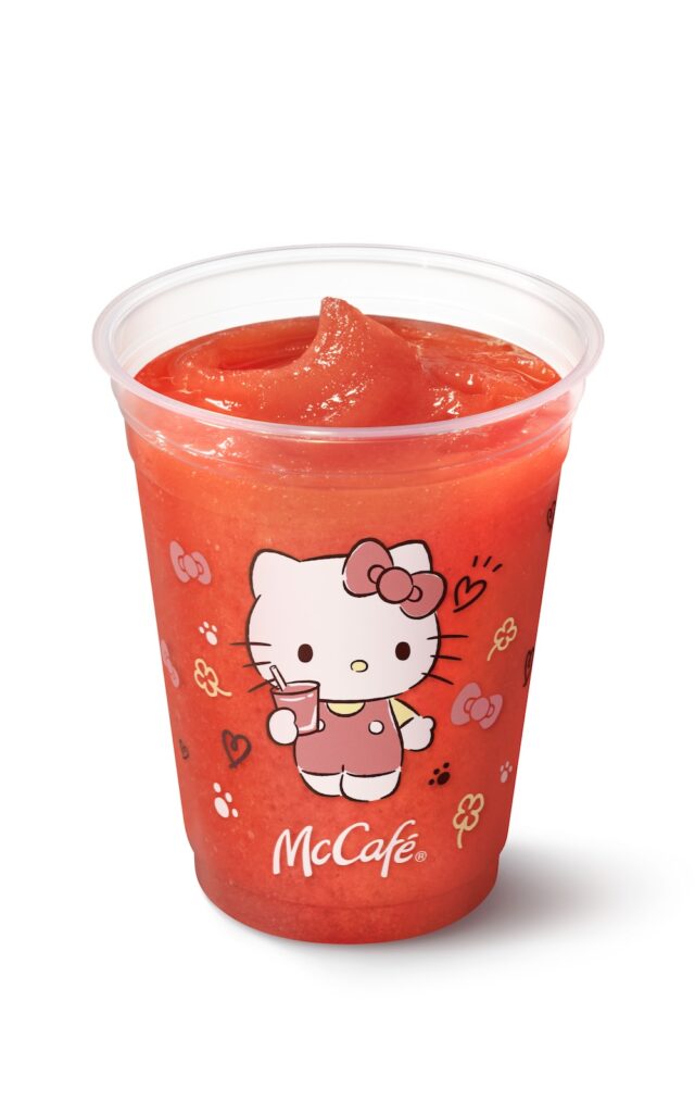 「ハローキティのジューシーいちごスムージー」イメージ