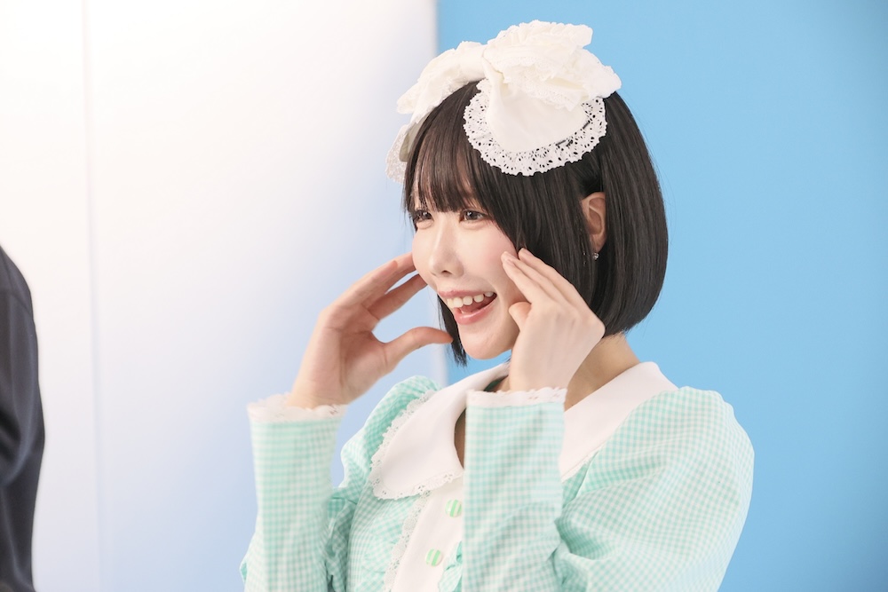 「マックに甘いの飲みにこないか キティとプリン」篇のメイキングビジュアル