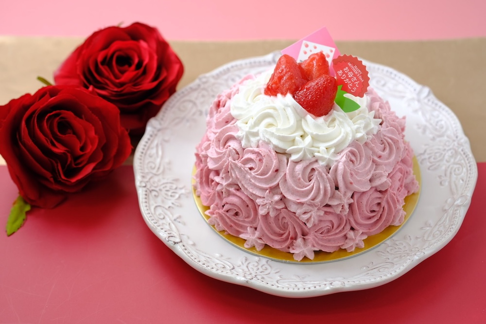 「母の日ヴィーガンブーケフラワーケーキ」イメージ